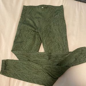 Nice thick snake skin leggings! Xs! Never worn!